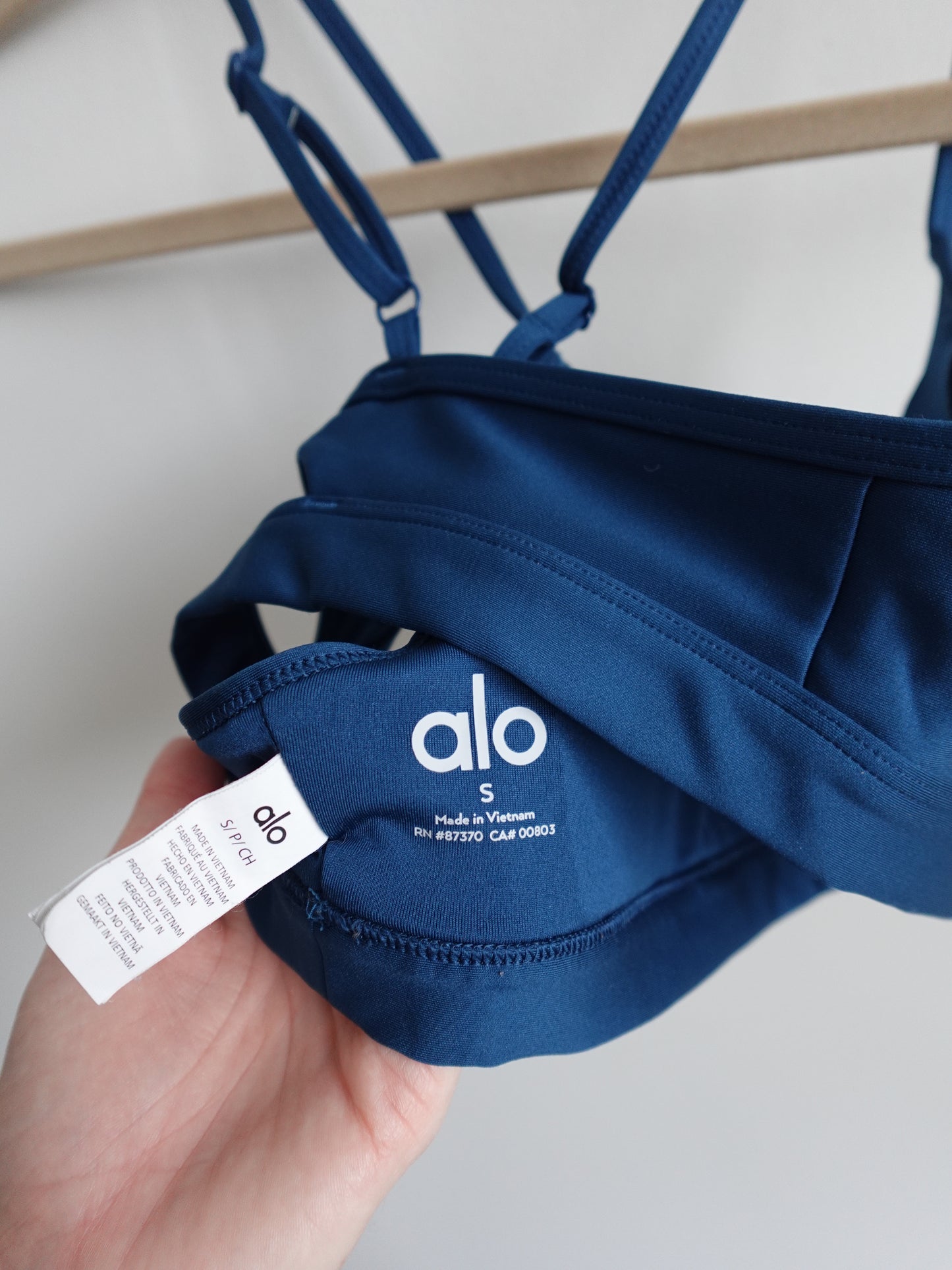 Alo Airlift Intrigue Bra - Blue
