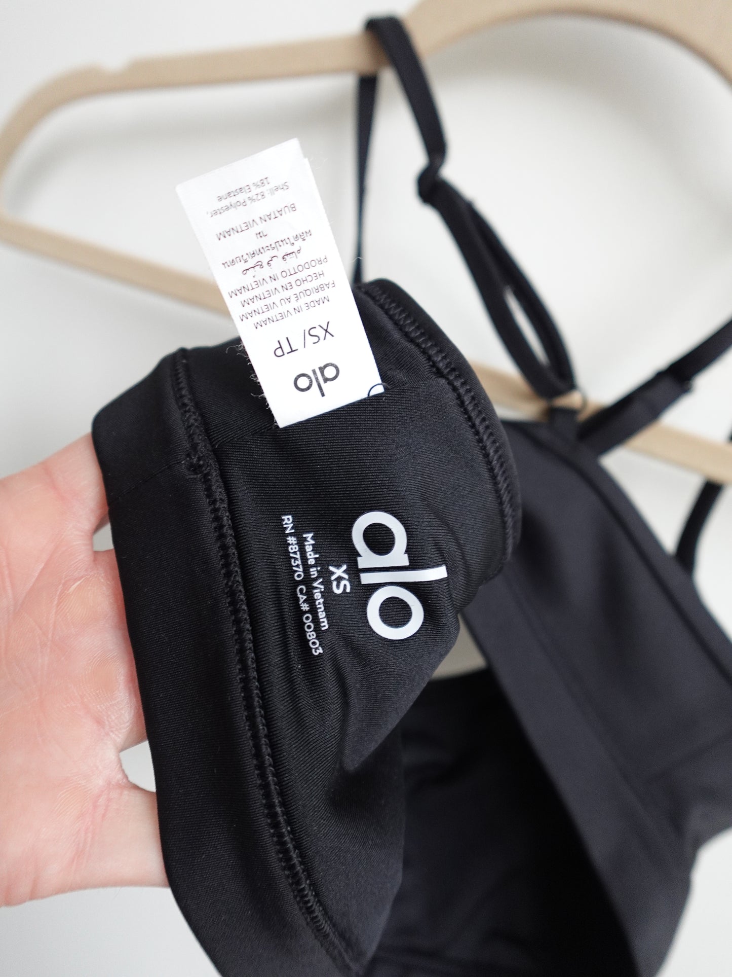 Alo Airlift Intrigue Bra - Black