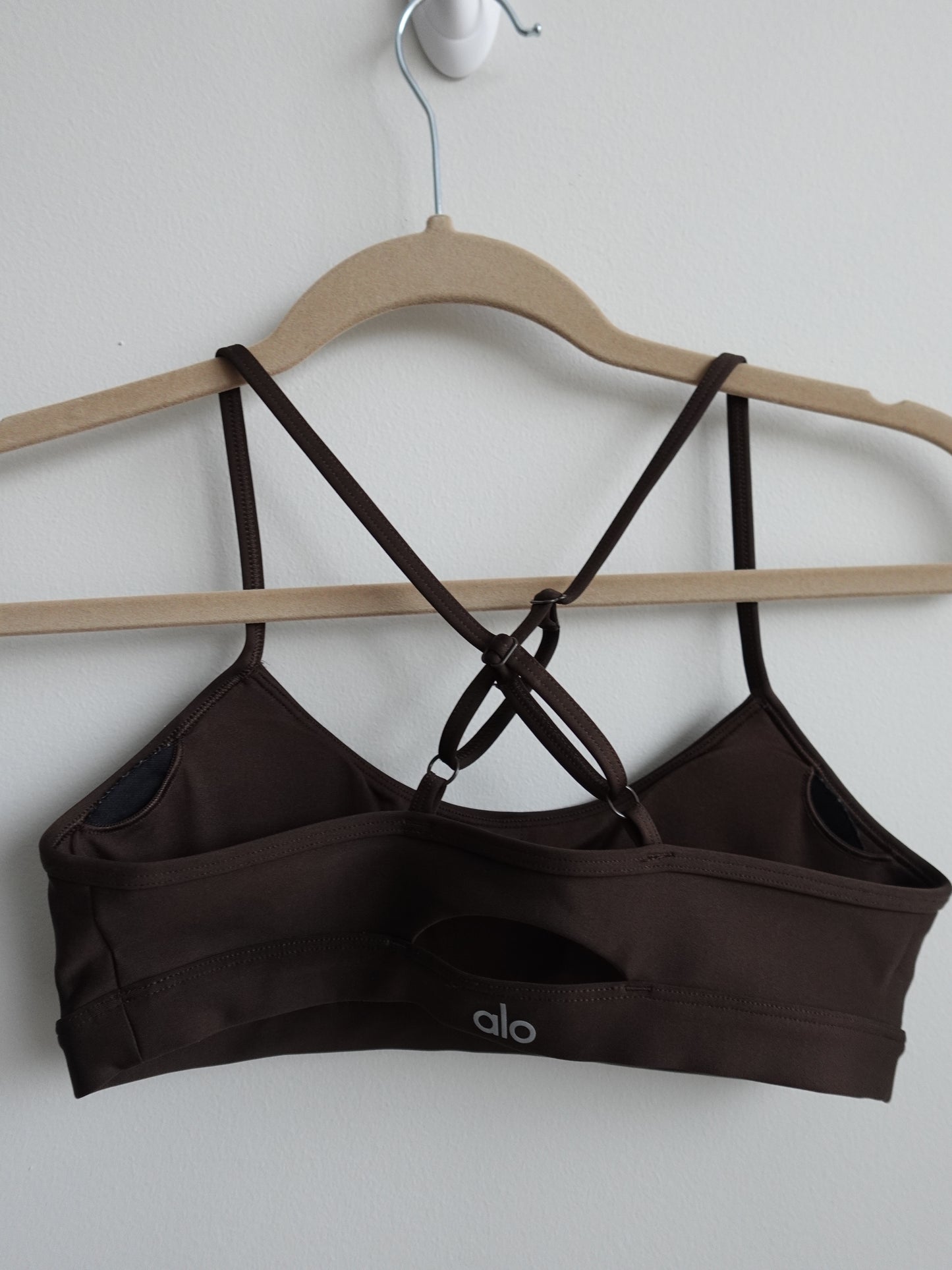 Alo Airlift Intrigue Bra - Brown