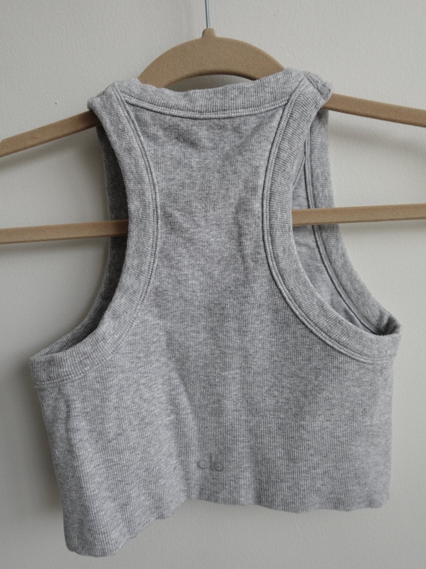 Alo Seamless Delight High Neck Bra - Grey