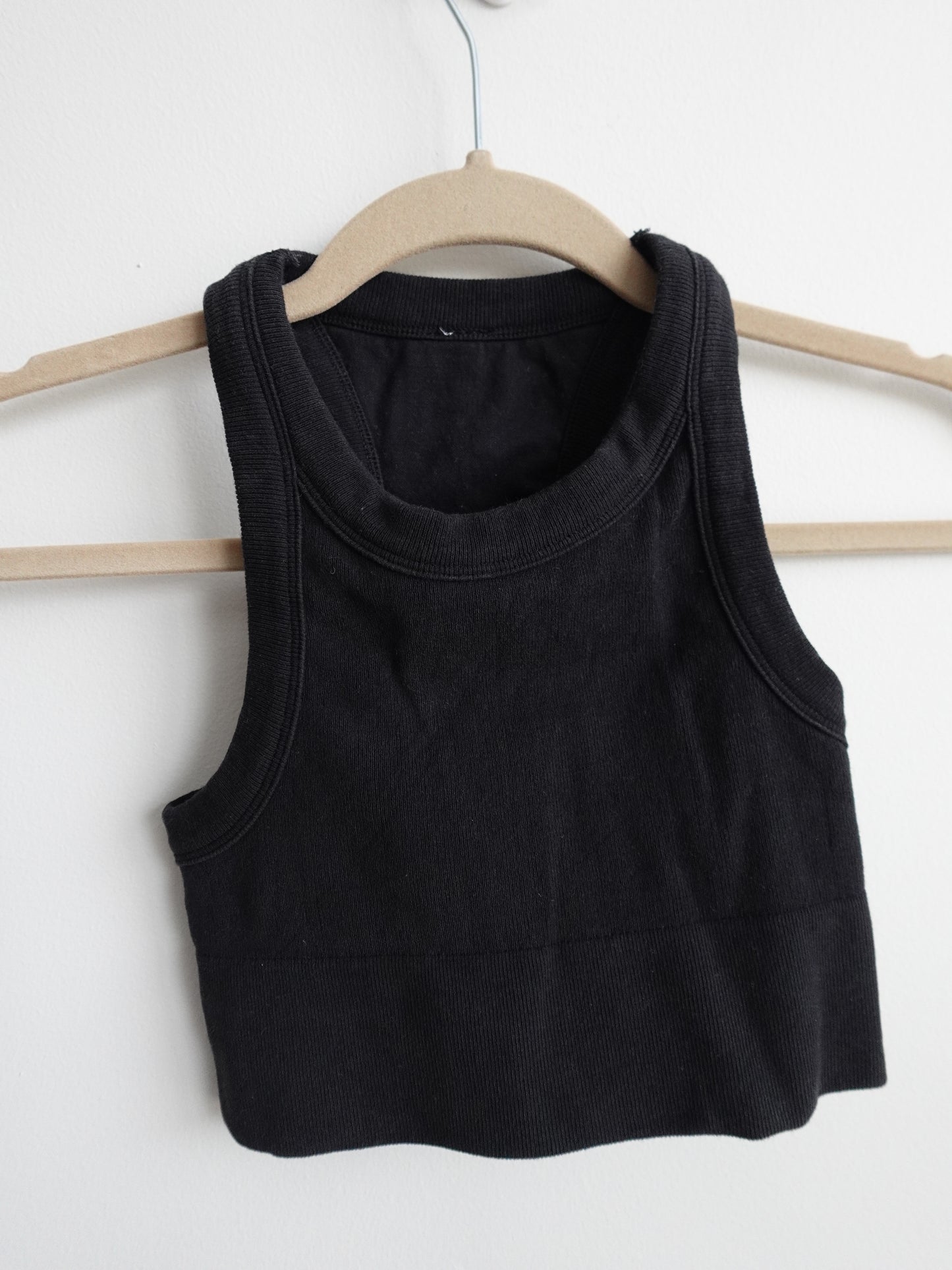 Alo Seamless Delight High Neck Bra - Black