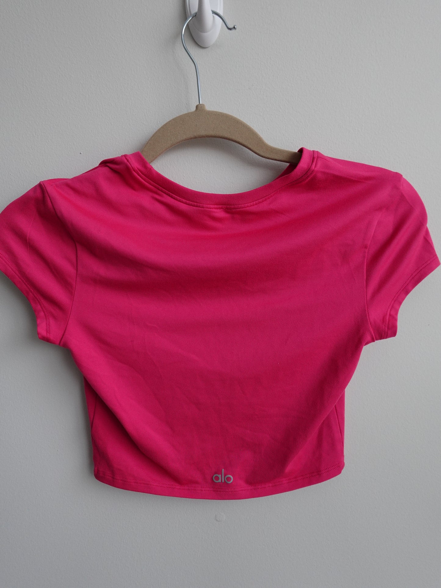 Alo Alosoft Crop Finesse Short Sleeve