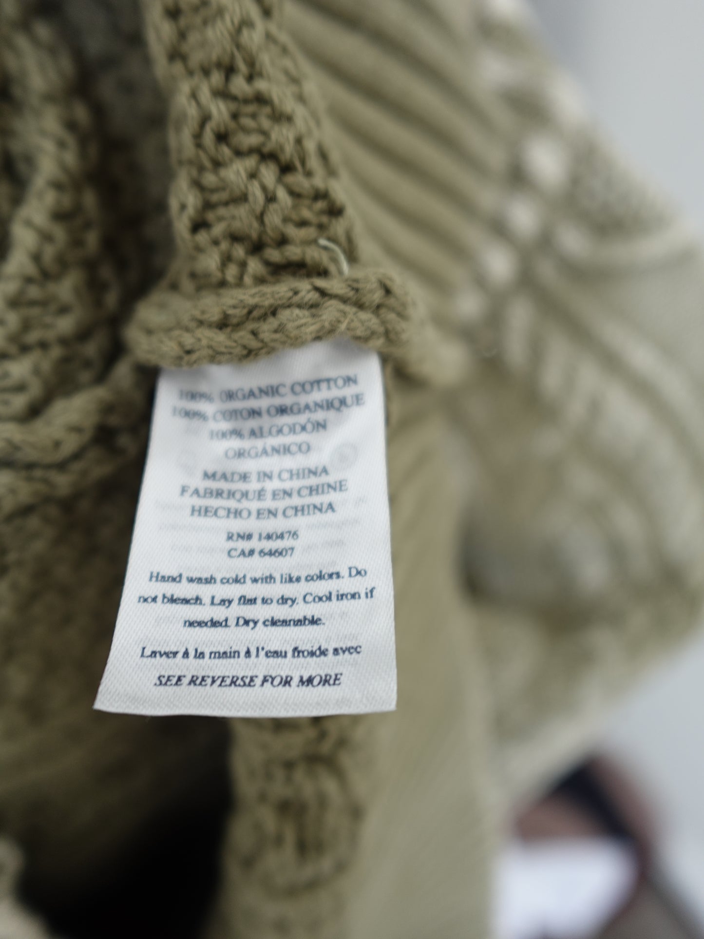Faherty Brand - Sunwashed Cotton Fisherman Sweater - Green