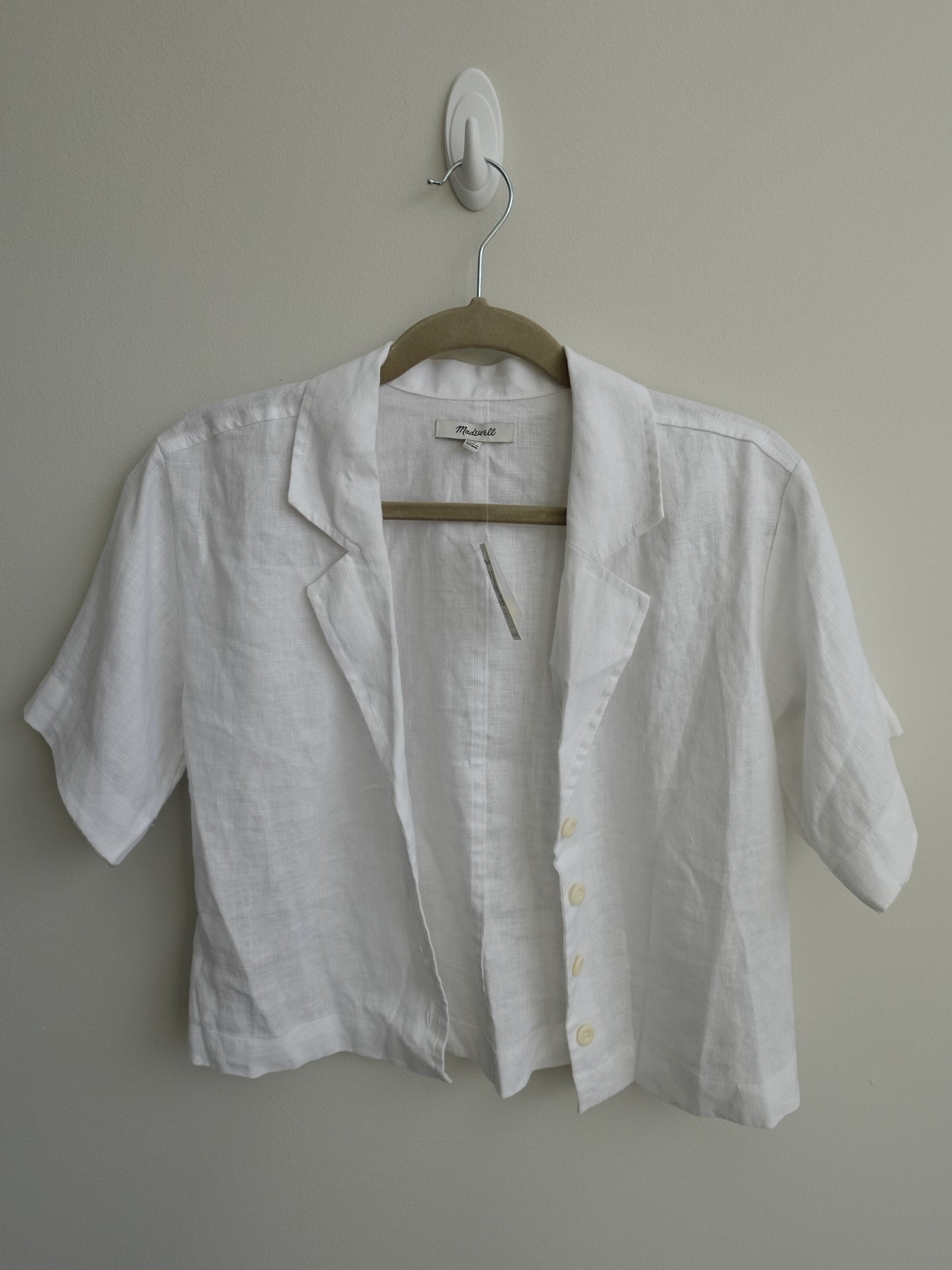 Madewell - Linen Button Down - White