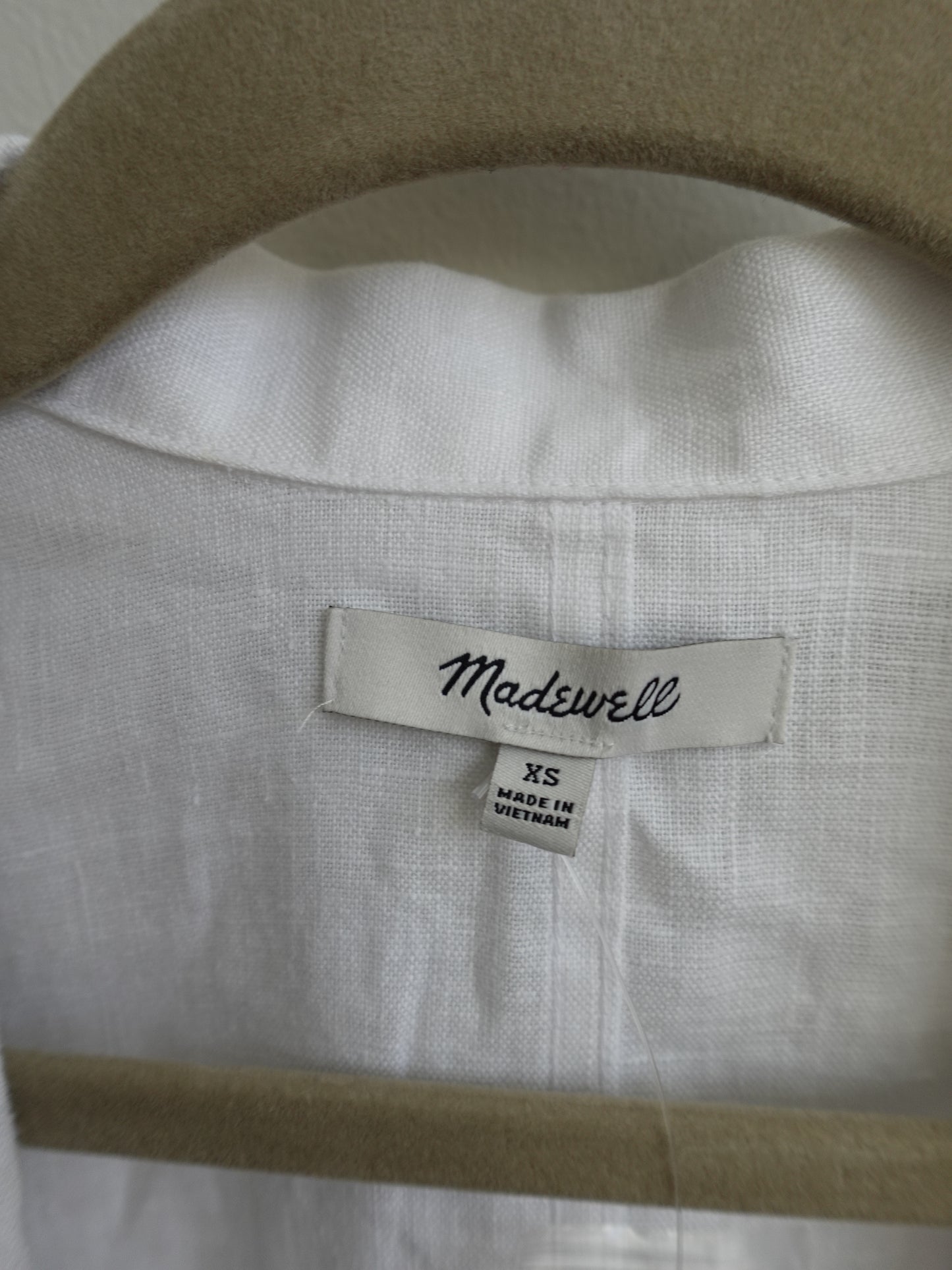 Madewell - Linen Button Down - White
