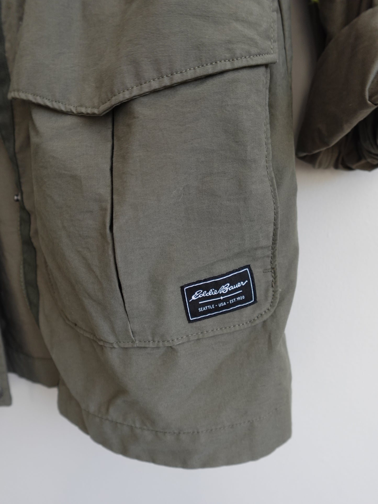 Eddie Bauer Rain Coat - Army Green
