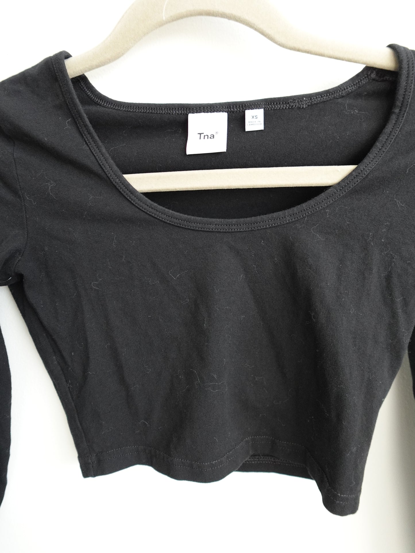 TNA crop long sleeve