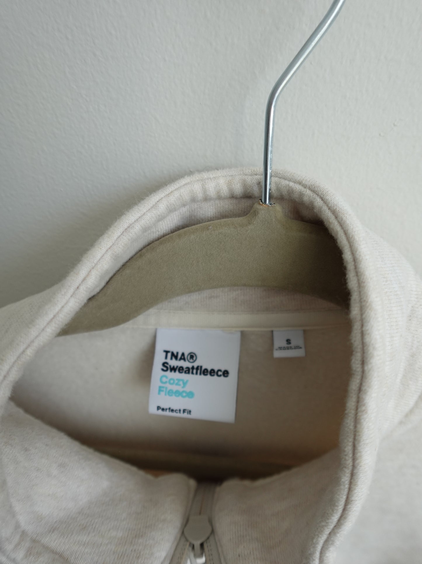 Cozy Sweatfleece Perfect Crop 1/4 Zip Hoodie