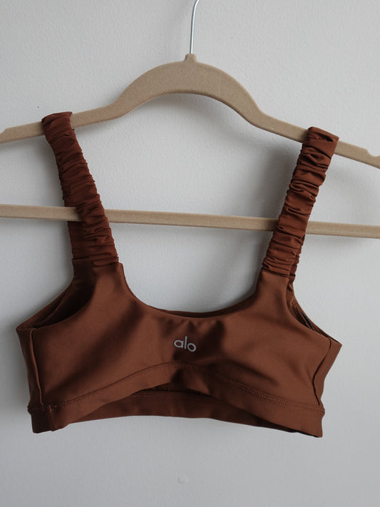 Alo Airlift Charmer Bra - Brown