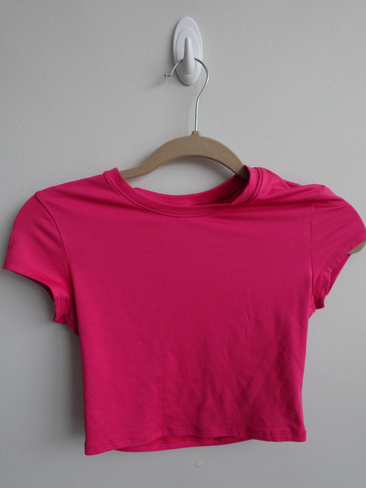 Alo Alosoft Crop Finesse Short Sleeve