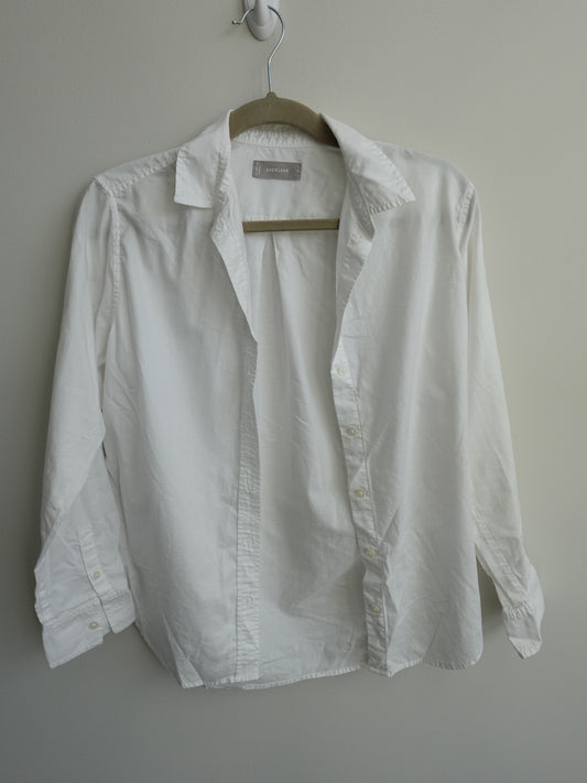 Everlane The Must-Have Shirt in Silky Cotton, White