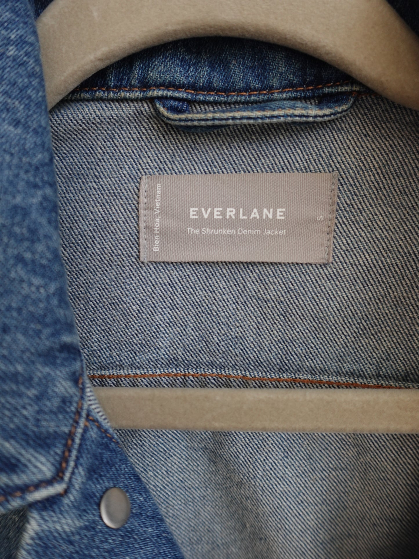 Everlane Cropped Denim Jacket