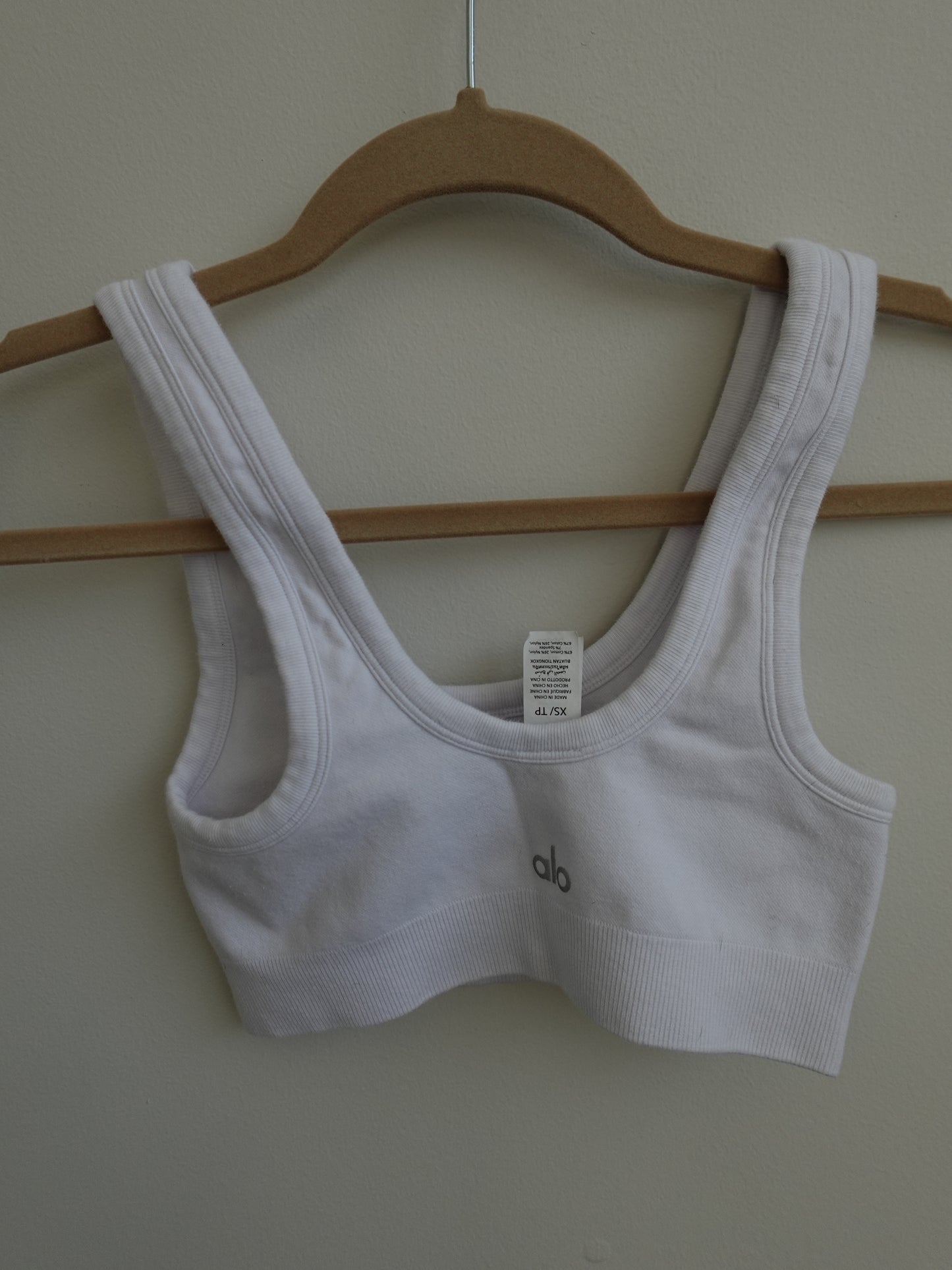 Alo Seamless Chosen Bra - White