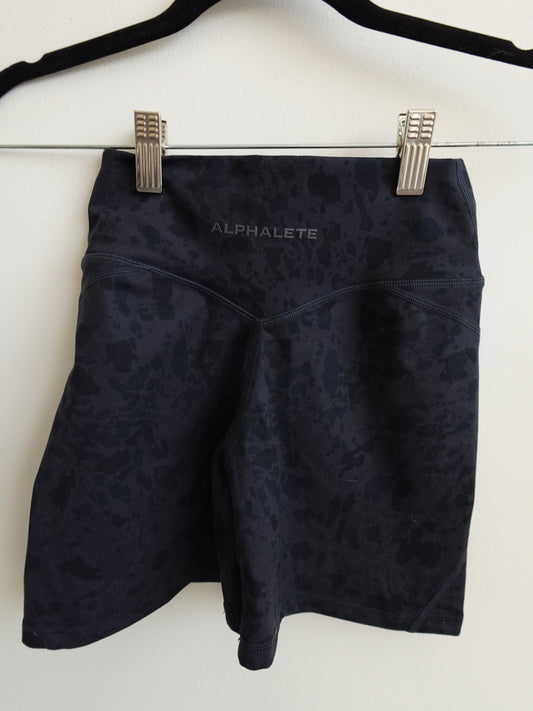 Alphalete 5" Surface Power Short - Pebble Print Black